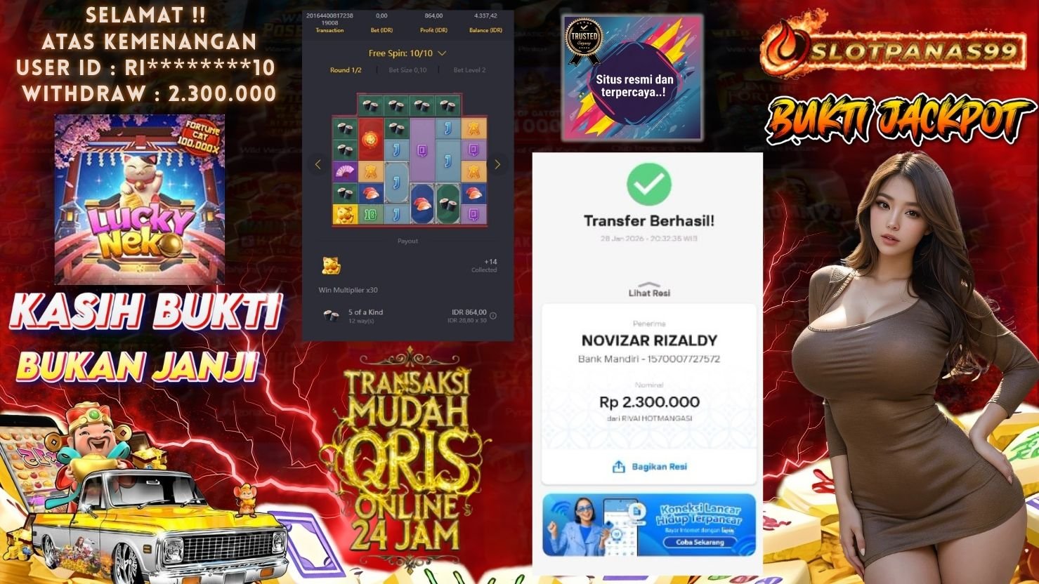 SLOTPANAS99 JACKPOT SLOT LUCKY NEKO